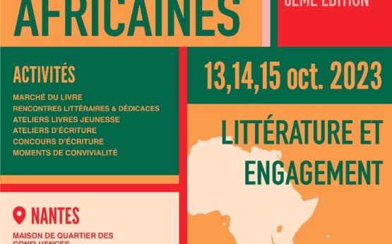 Affiche Festival des littératures africaines Nantes 2023